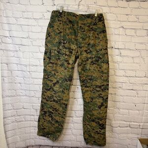 Authentic USMC MARPAT Digital Woodland Camo Cargo Pants Medium Regular Tactical